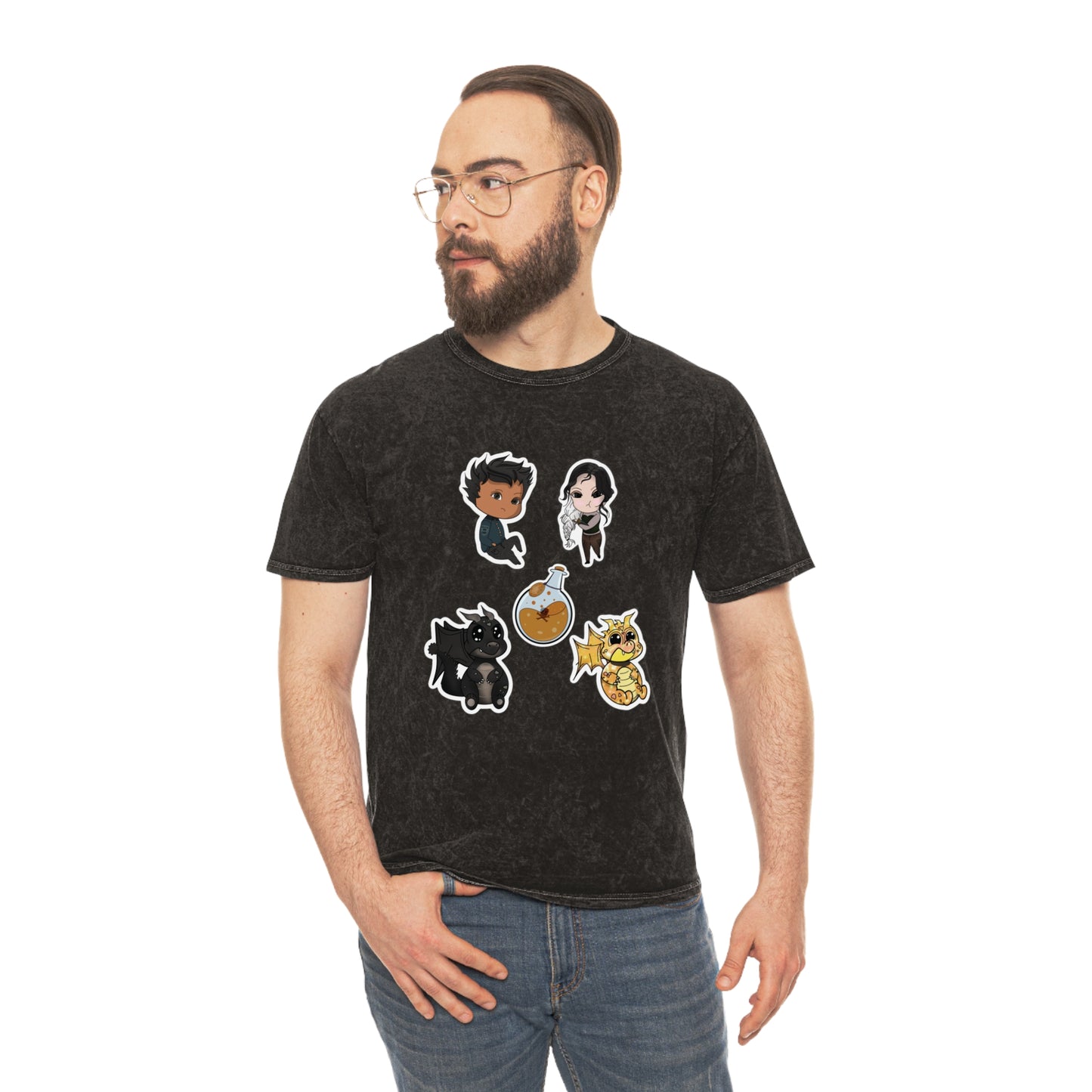 Chibi Fourth Wing Character T-Shirt