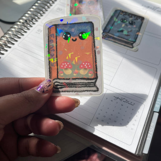 Holographic Book Genre Stickers | Romance | Thriller | Fantasy