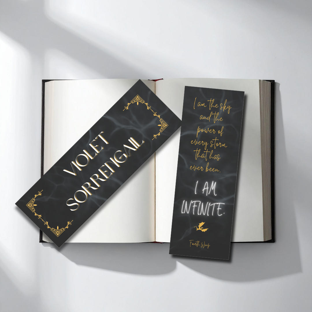 Exclusive | Violet Sorrengail Bookmark with Quote
