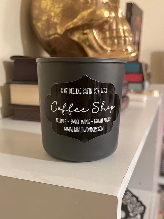 Coffee Shop | 8oz Scented Candle | Brown Sugar • Nutmeg • Maple Syrup • Vanilla Bean |