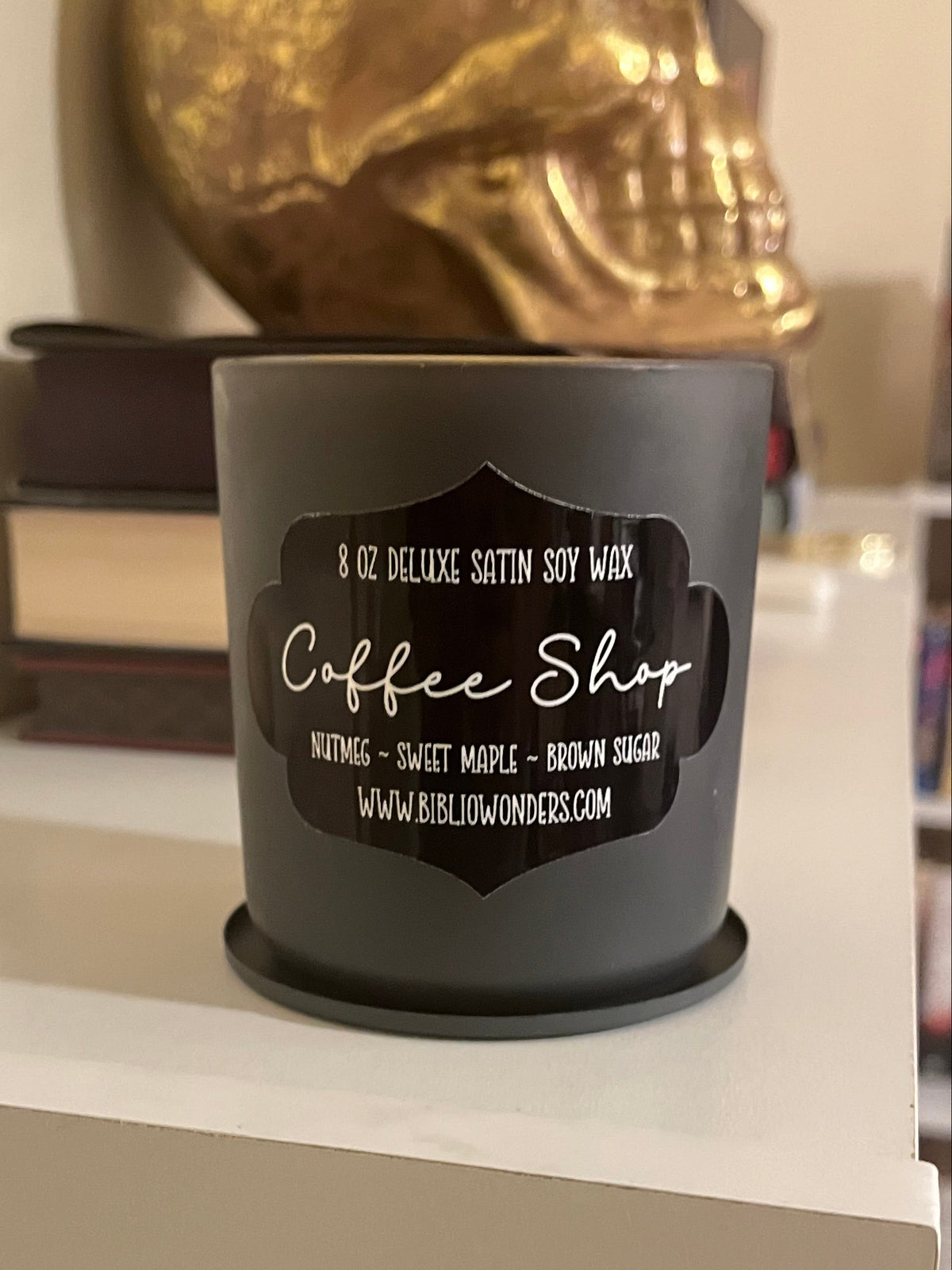 Coffee Shop | 8oz Scented Candle | Brown Sugar • Nutmeg • Maple Syrup • Vanilla Bean |