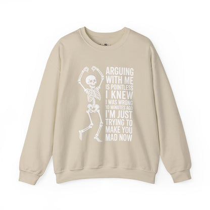 Sassy Skeleton Sweatshirt | Halloween Apparel