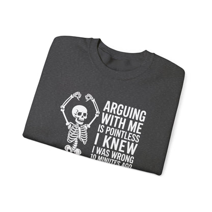 Sassy Skeleton Sweatshirt | Halloween Apparel