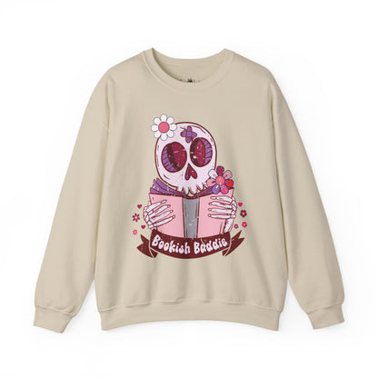Bookish Baddie Sweatshirt | Cozy Unisex Crewneck | Perfect for Readers | Fall Fashion, Spooky Season, Book Lover Gift, Casual Wear