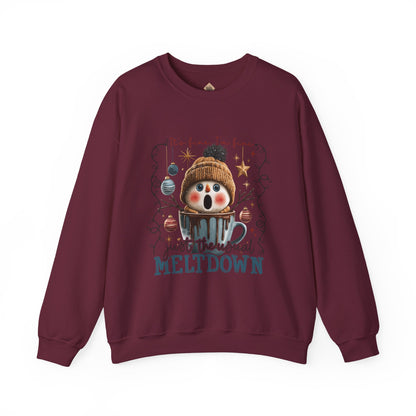 "Just a Seasonal Meltdown" Holiday Season Unisex Crewneck Sweatshirt