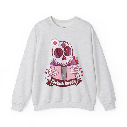 Bookish Baddie Sweatshirt | Cozy Unisex Crewneck | Perfect for Readers | Fall Fashion, Spooky Season, Book Lover Gift, Casual Wear