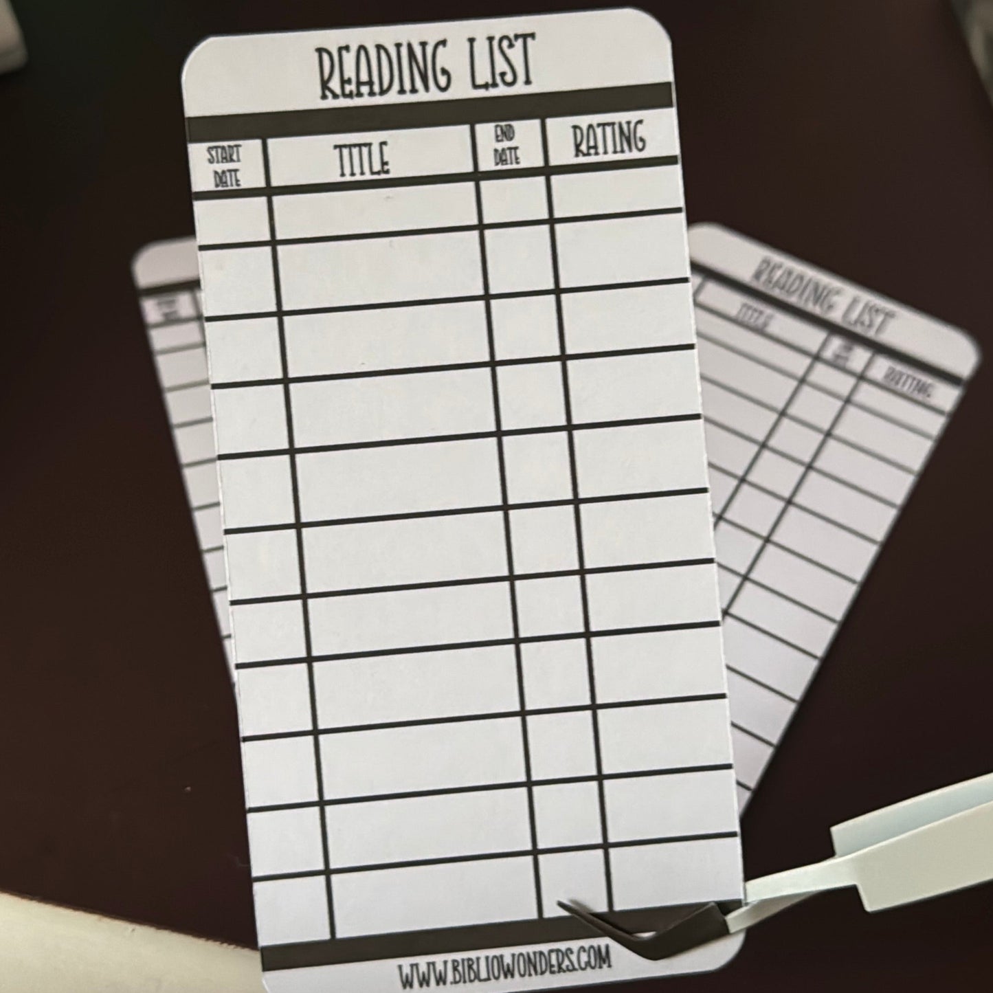 Reading List Bookmarks