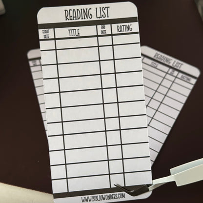Reading List Bookmarks
