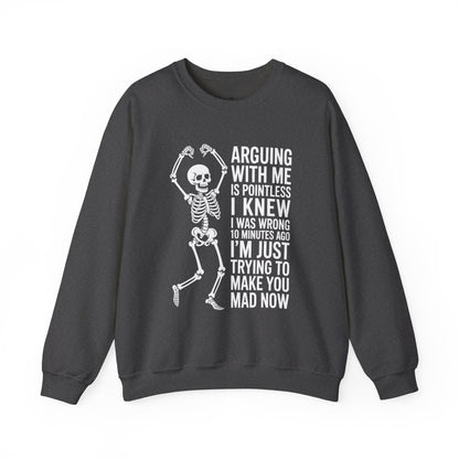 Sassy Skeleton Sweatshirt | Halloween Apparel