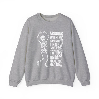 Sassy Skeleton Sweatshirt | Halloween Apparel