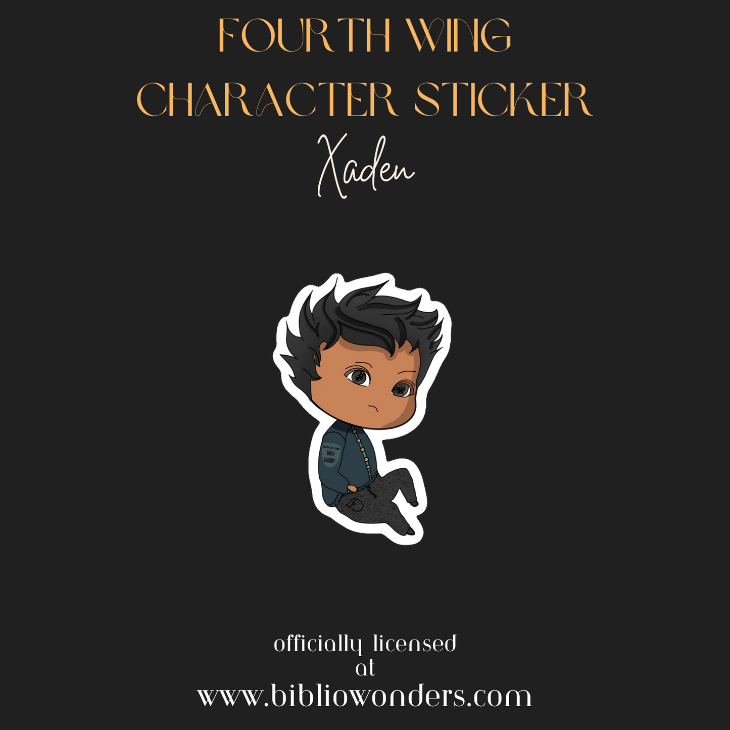 Xaden Riorson | Fourth Wing Sticker