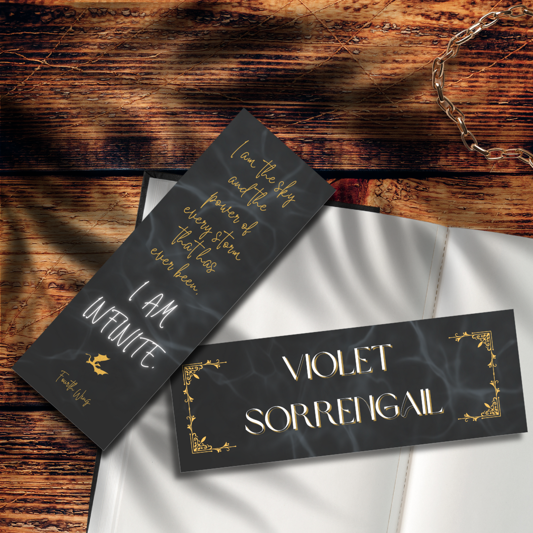 Exclusive | Violet Sorrengail Bookmark with Quote