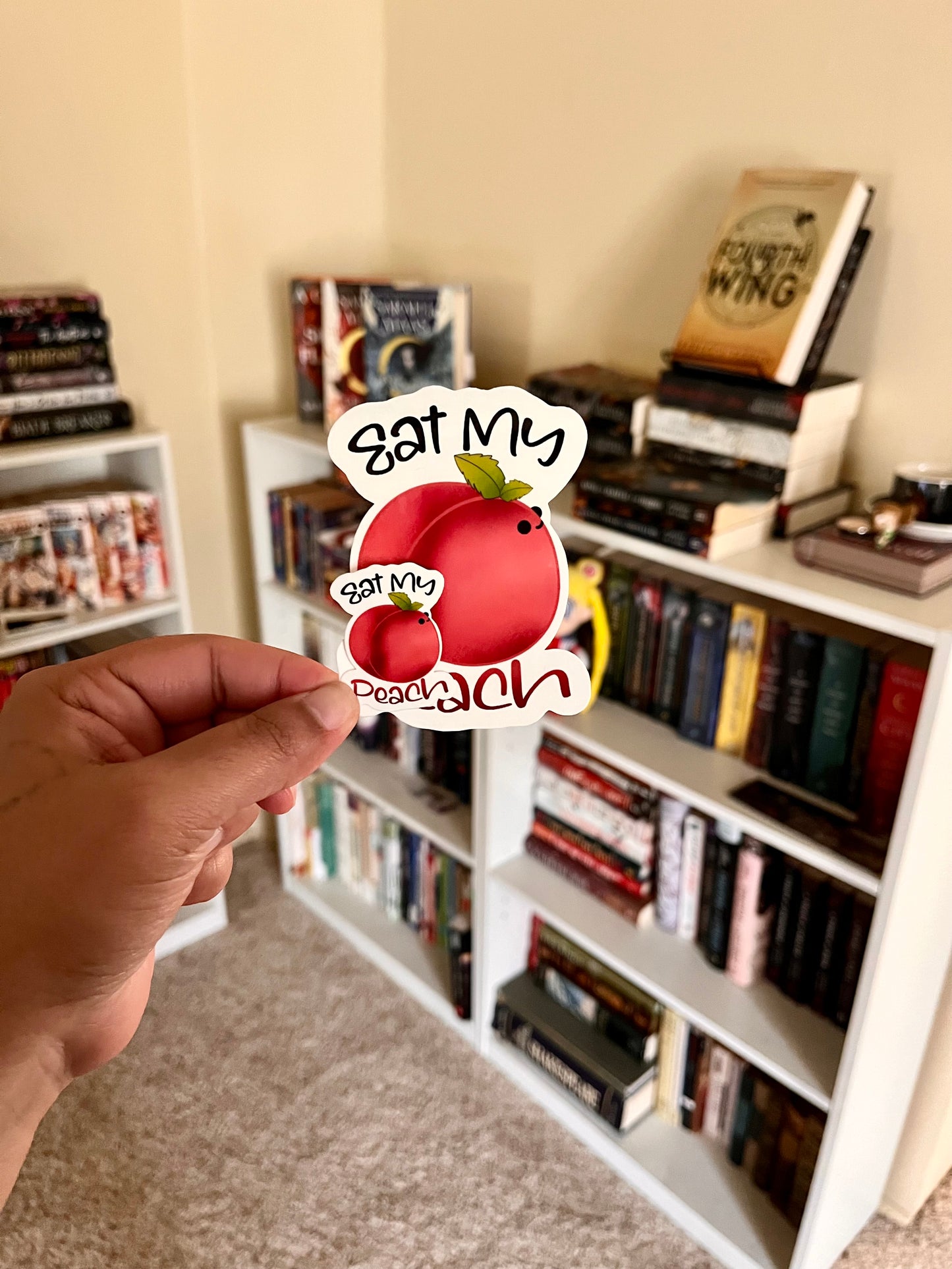 Eat My Peach | Sassy Fruit Sticker