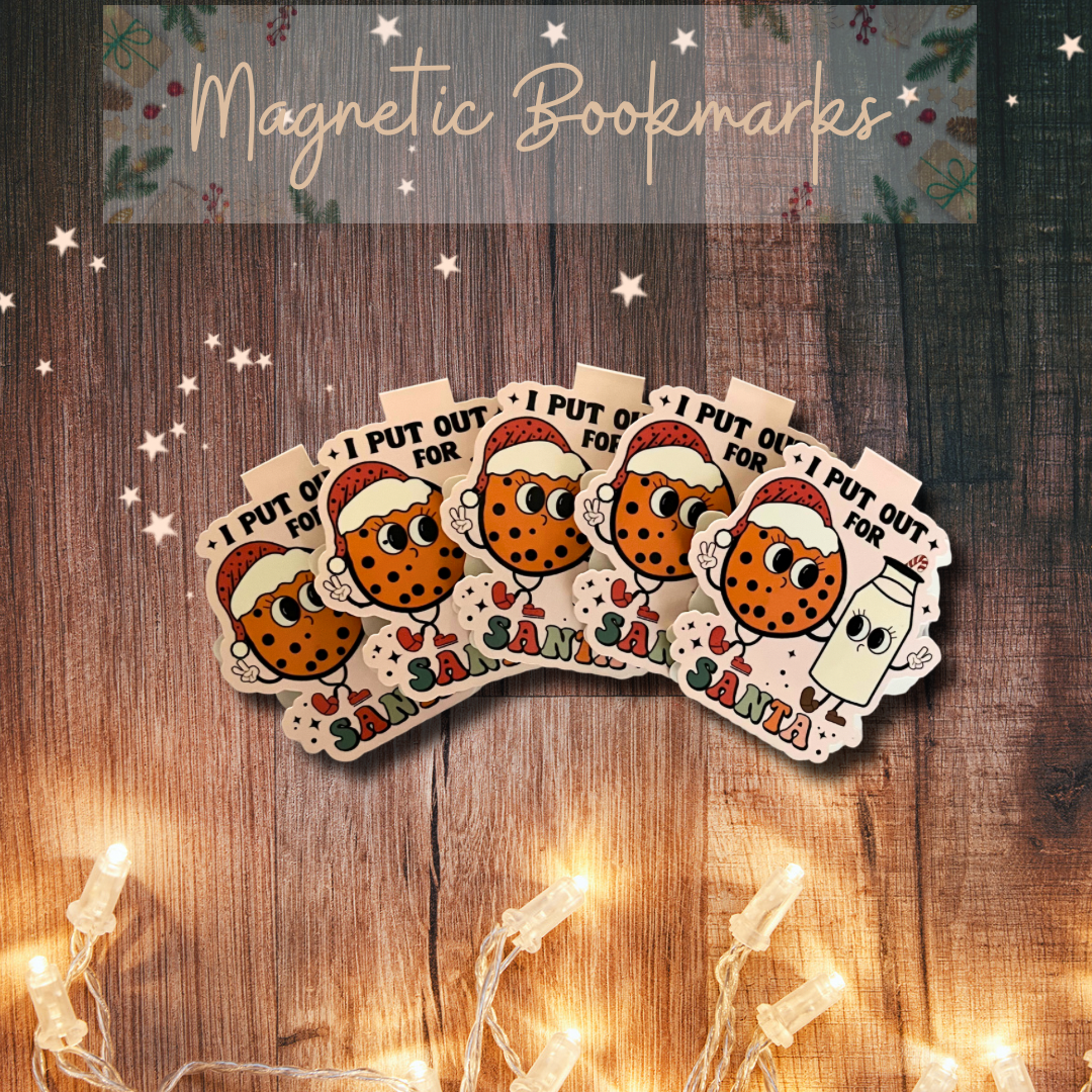 Festive Magnetic Bookmarks | Christmas Edition