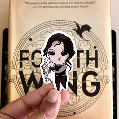 Violet Sorrengail | Fourth Wing Character Sticker |