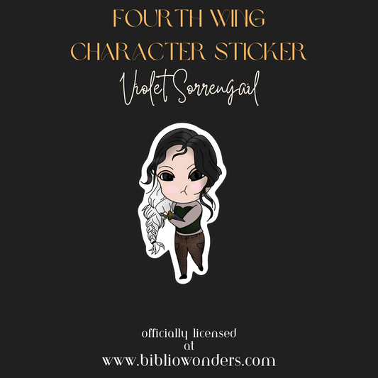 Violet Sorrengail | Fourth Wing Character Sticker |