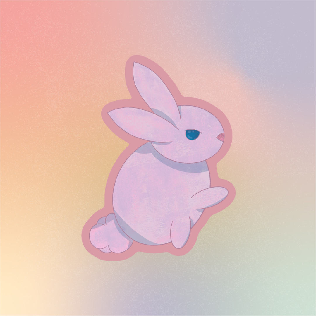 Grumpy Thumper Rabbit Sticker All Stickers – tagged