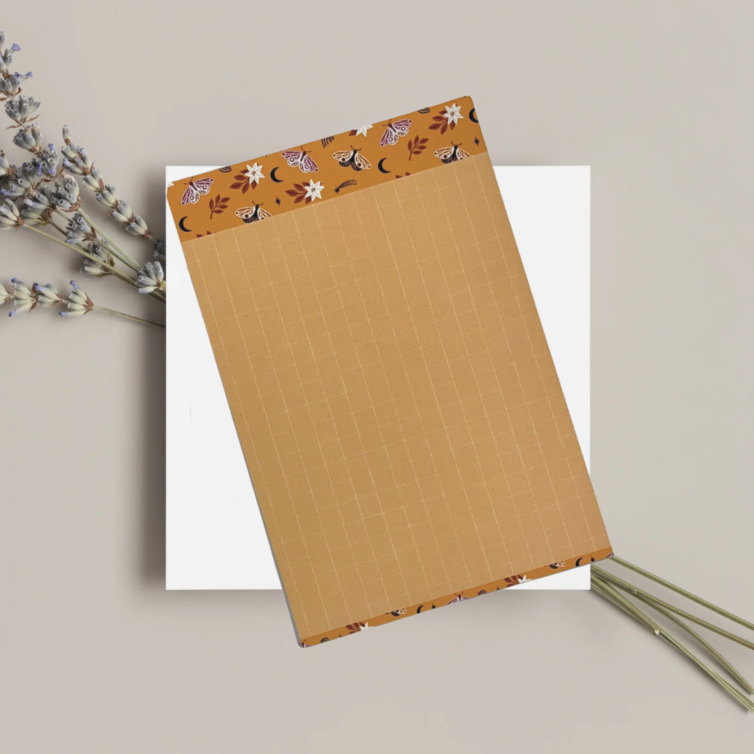 Mystical Moth Notepad - 6x4 Premium Matte